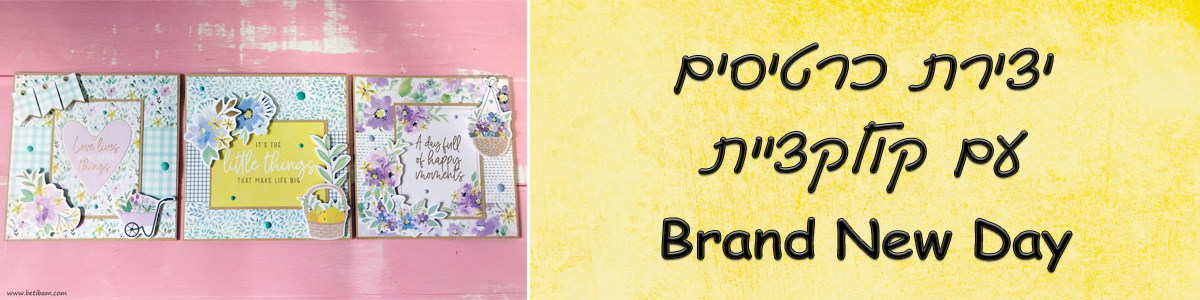 יצירת כרטיסים עם קולקציית Brand New Day