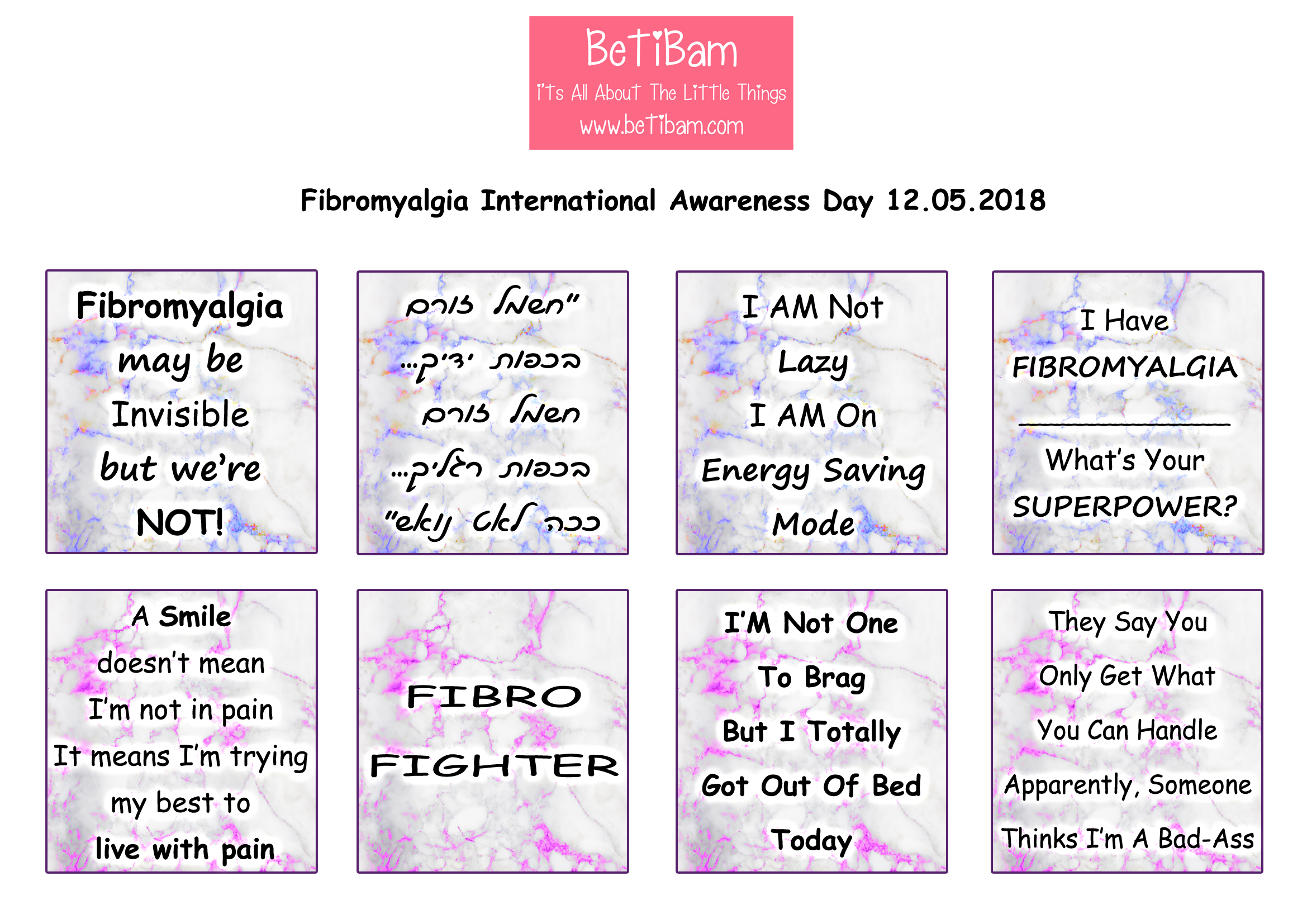 Fibromyalgia International Awareness Day 2018